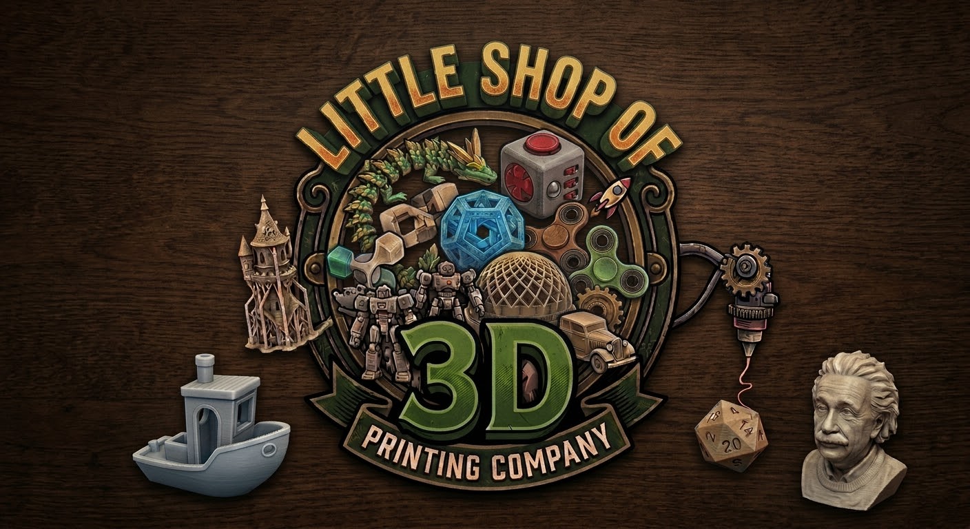 Little Shop of 3D Logo